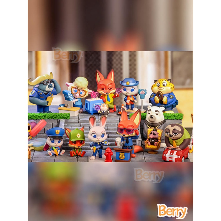 ♦POPMART Disney Zootopia Series Blind Box Figures เทรนด์เครื่องประดับสร้างสรรค์