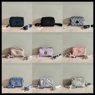 Kipling ใหม่ กระเป๋าสะพายไหล่ คาดเอว อเนกประสงค์ ขนาดเล็ก มีซิป 4 ช่อง 14706