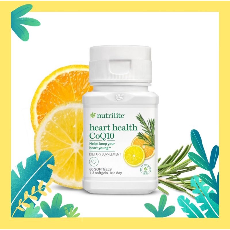 แอมเวย์ นิวทริไลท์ โคคิวเท็น 60 แคปซูล USA Amway Nutrilite Coenzyme Q10 CoQ10 Exp.01/2027
