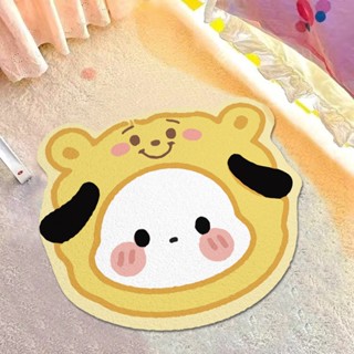 พร้อมส่ง พรมปูพื้น ผ้าแคชเมียร์เทียม ลายการ์ตูนน่ารัก สําหรับตกแต่งโต๊ะกาแฟ Amazon Daigou