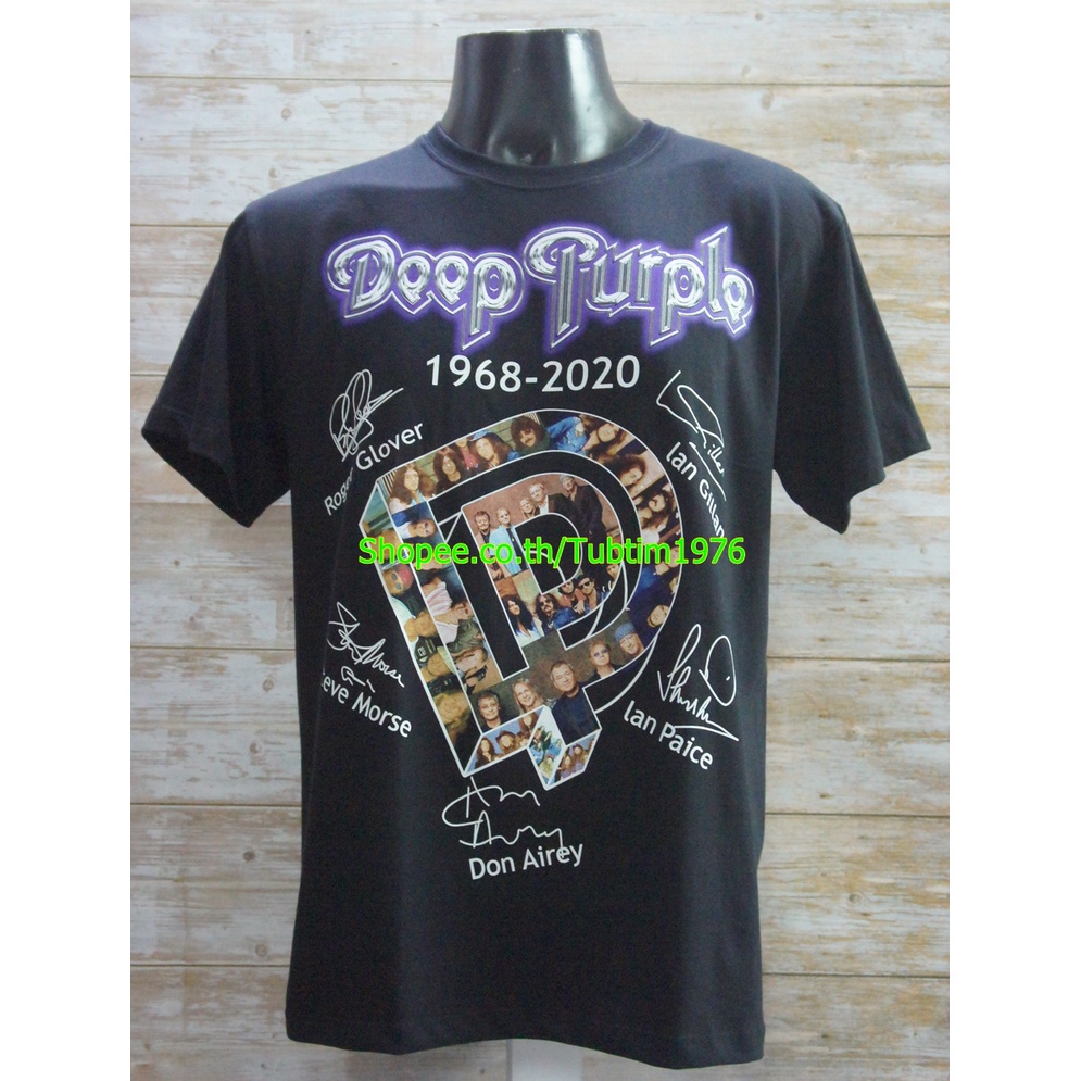 เสื้อวง Deep Purple วงดนตรีร็อค เดธเมทัล วินเทจ ดีปเพอร์เพิล DPE1839