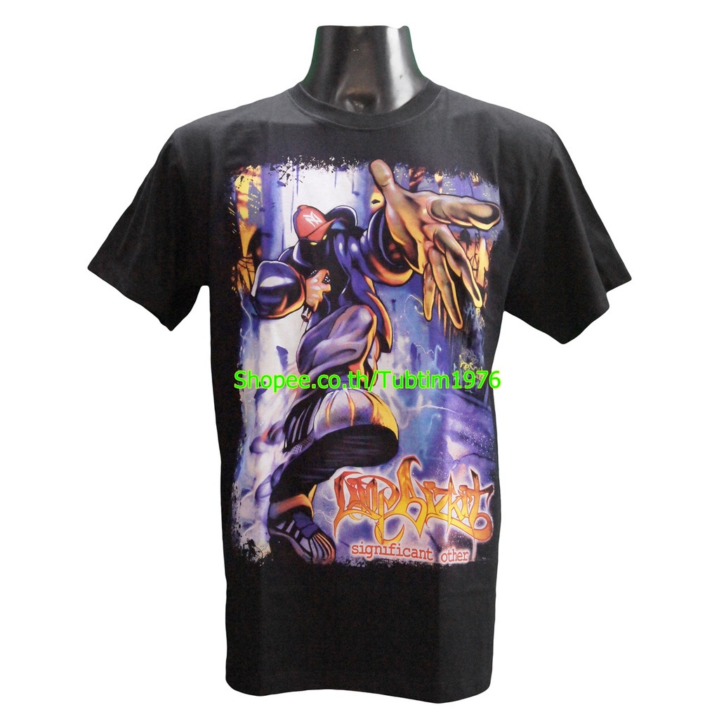 เสื้อวง LIMP BIZKIT ลาย อัลบั้ม Significant Other คลาสสิก Album Art Shirt สีดำ LBT1810