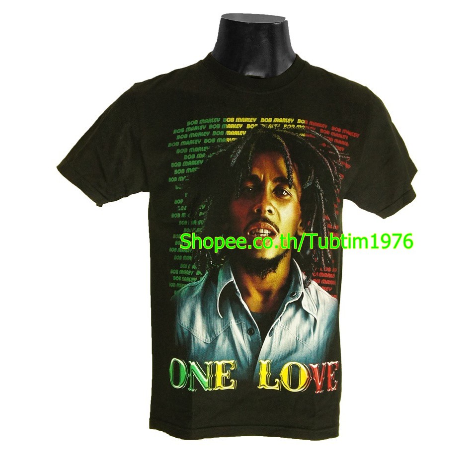 เสื้อวง Bob Marley วงร็อค เมทัล สากล วินเทจ บ็อบ มาร์เลย์ TDB6034