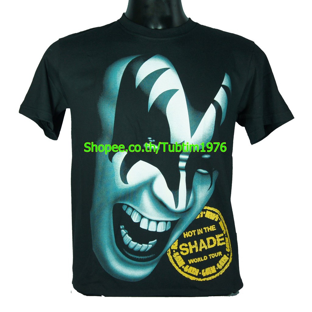 เสื้อวง Kiss ผ้าร้อยวงดนตรีร็อค วินเทจ คิส  KIS900