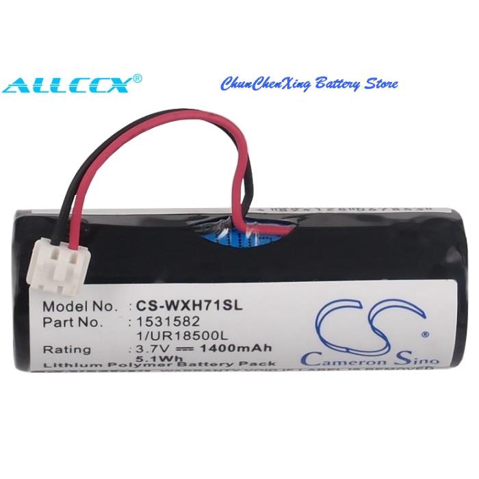 OrangeYu 1400mAh Battery 1/UR18500L, 1531582 for Wella Xpert HS71, Xpert HS71 Profi, Xpert HS75