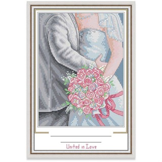 ปักครอสติส ครอสติสแบบปัก สามีและภรรยา งานแต่ง ตัวละคร 14/11C…