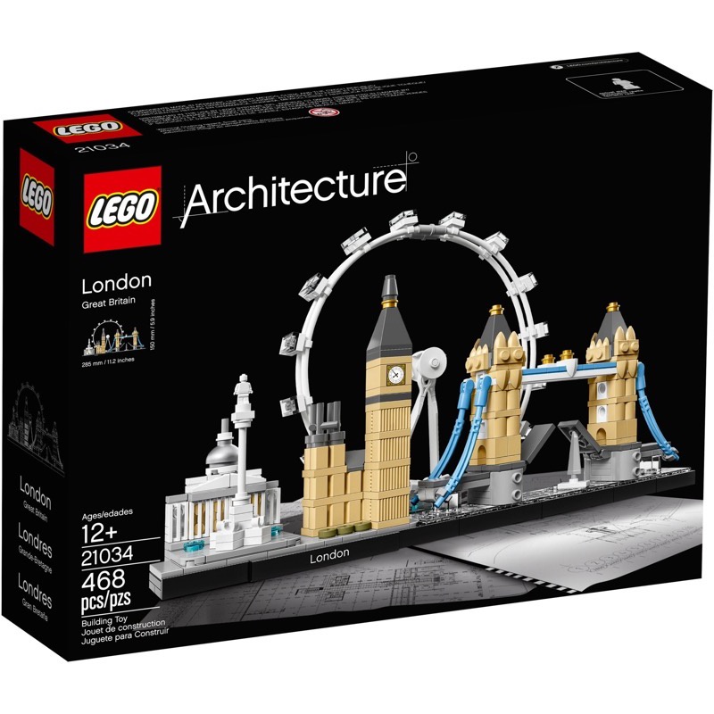 LEGO Architecture 21034 London {สินค้าใหม่มือ1 พร้อมส่ง กล่องคมสวย ลิขสิทธิ์แท้ 100%}