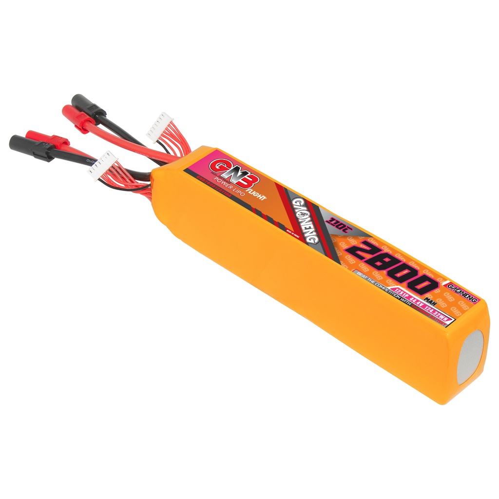 ✸GNB GAONENG 2800mah 12S 44.4V 100C 200C XT150 RC Air Drone RC LiPo battery 500 to 600 Class Electri