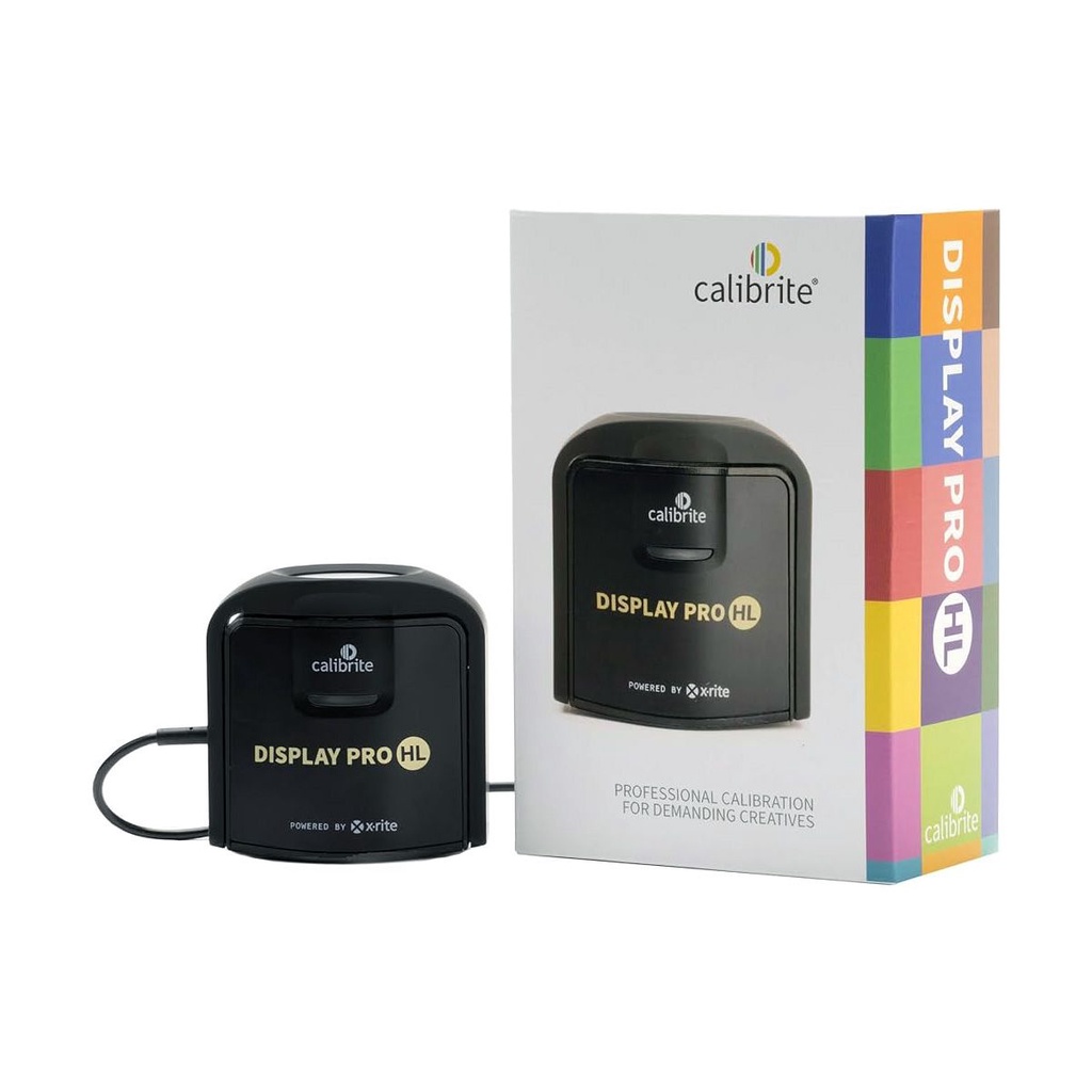 Calibrite Display Pro HL Colorimeter (CCDIS3HL) - Professional Calibration, measures up to 3000 nits