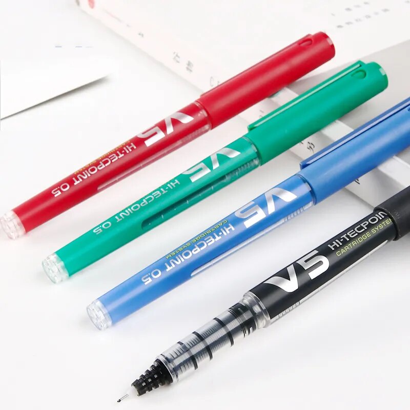 U75A Rollerball Pen Fine Point Pens, 0.5mm Extra-Thin Fine Tip Pens Gel  Liquid Rolling Ball Point Writing Pens for Office - AliExpress