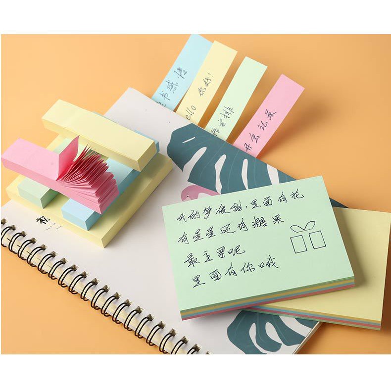 allgen กระดาษโน๊ตมีกาว จดบันทึก เขียนข้อความ โน้ต100 แผ่น Sticky Note - รูปที่ 4