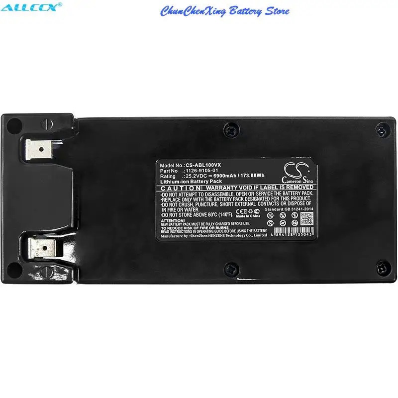 ECLD OrangeYu 6900mAh Battery for Wolf R10Ac, R10D, R30Ac, R50Ac