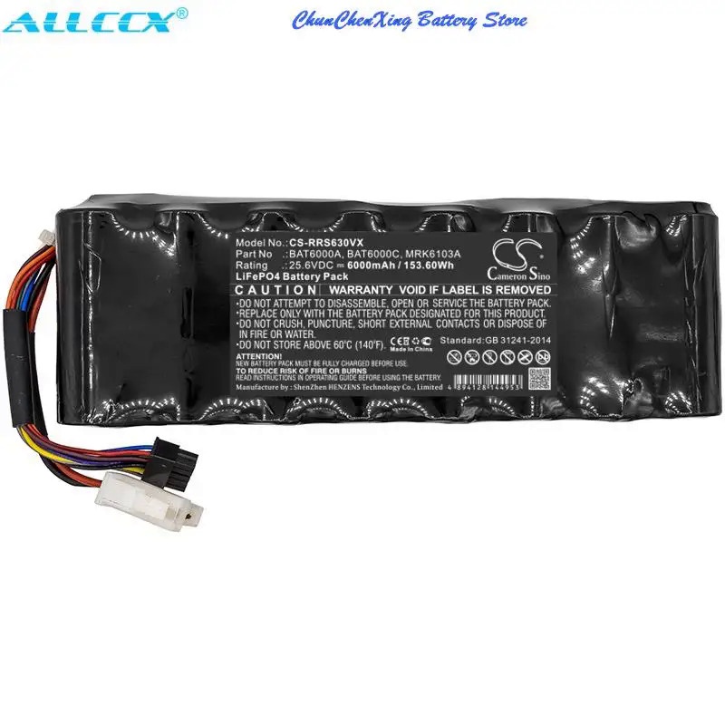 NWK4 OrangeYu 6000mAh Battery for Cub Cadet Lawn Keeper 3000,XR3 3000,XR3 4000,XR3 5000,For Cub Cude