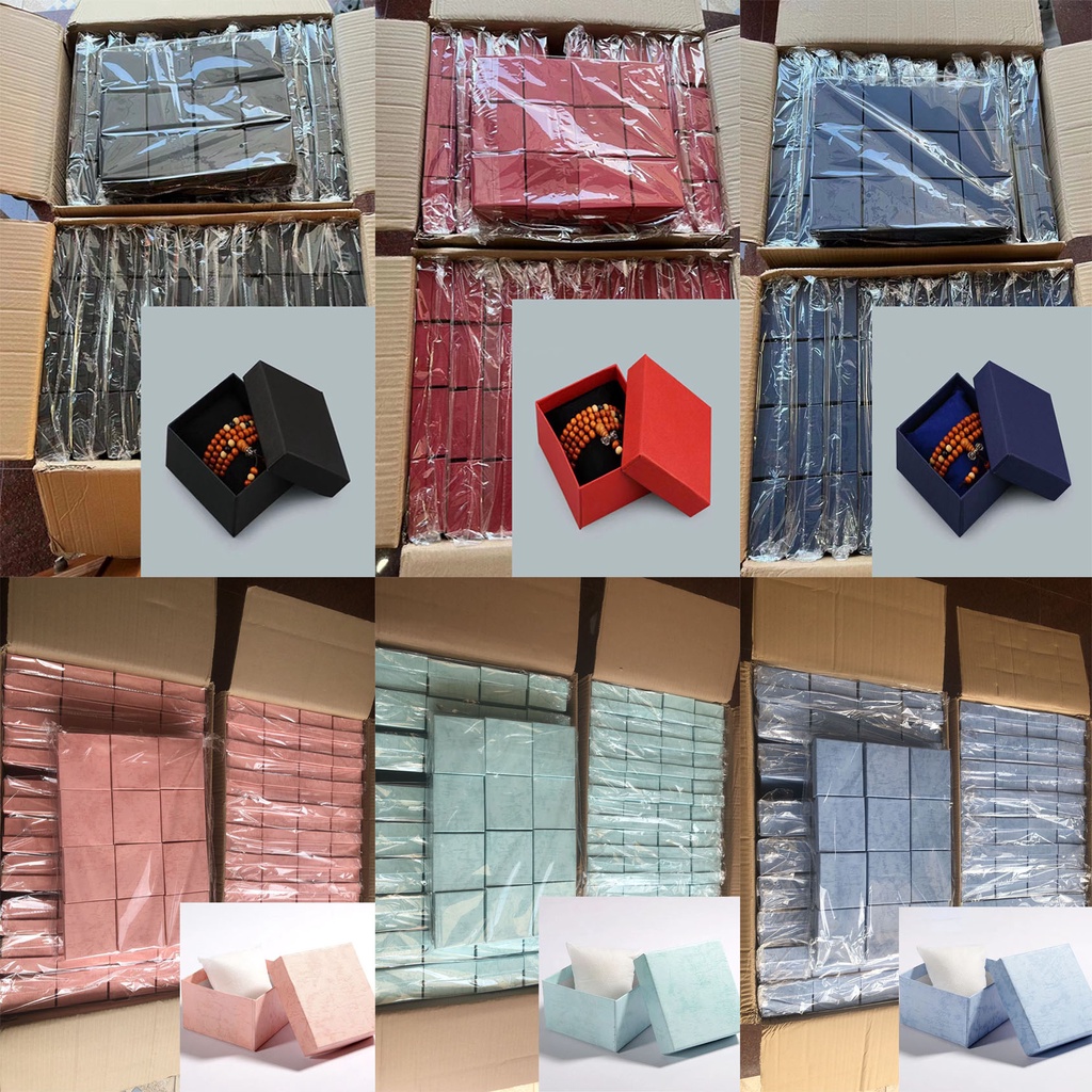 *พร้อมส่ง*ขายส่ง กล่องนาฬิกา กล่องใส่นาฬิกา ราคาหนึ่งลัง20โหล240ใบ กล่องกระดาษ Watch Box
