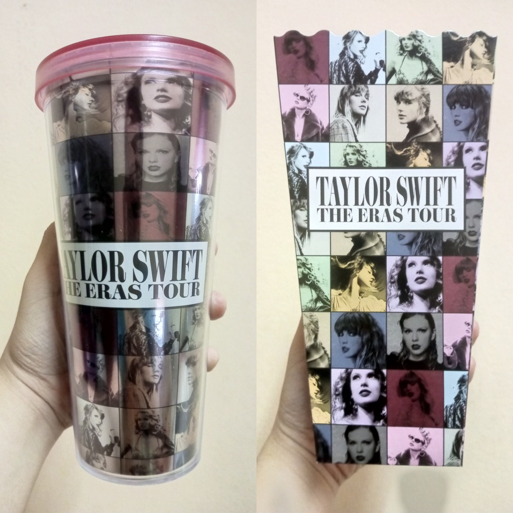 ถังป๊อปคอร์น แก้วน้ำ Taylor Swift The Eras Tour จาก SF Cinema | Major เทย์เลอร์ สวิฟต์ Taylor Swift Popcorn Bucket