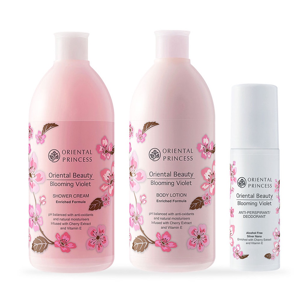 (3 ชิ้น)Oriental Princess Beauty Blooming Violet Setเซตตัวหอม