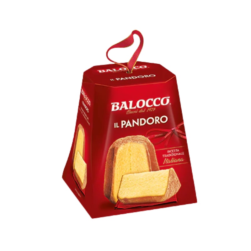 บาลอคโค่ ขนมปัง แพนโดโร 80 กรัม - Pandoro 80g Balocco brand BBE01/04/2025