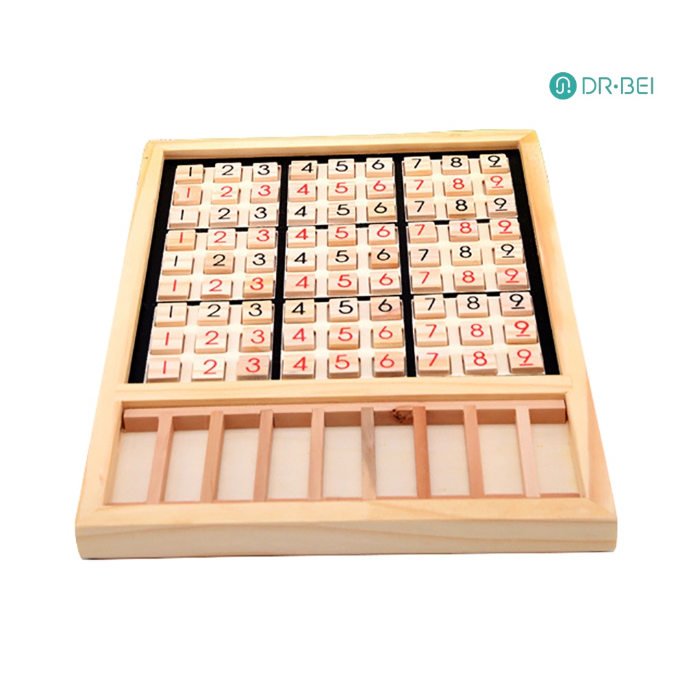 ของเล่นไม้ปริศนา Sudoku ฝึกสมอง สําหรับเด็ก และผู้ใหญ่