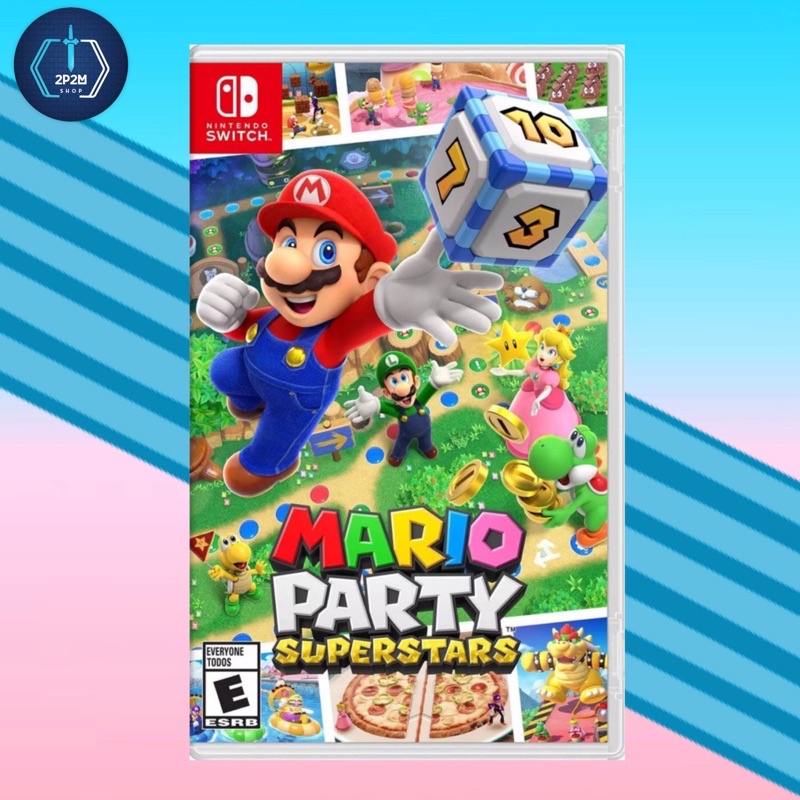 (มือ1👉🏻พร้อมส่ง)แผ่นเกม Nintendo Switch Mario Party Superstars