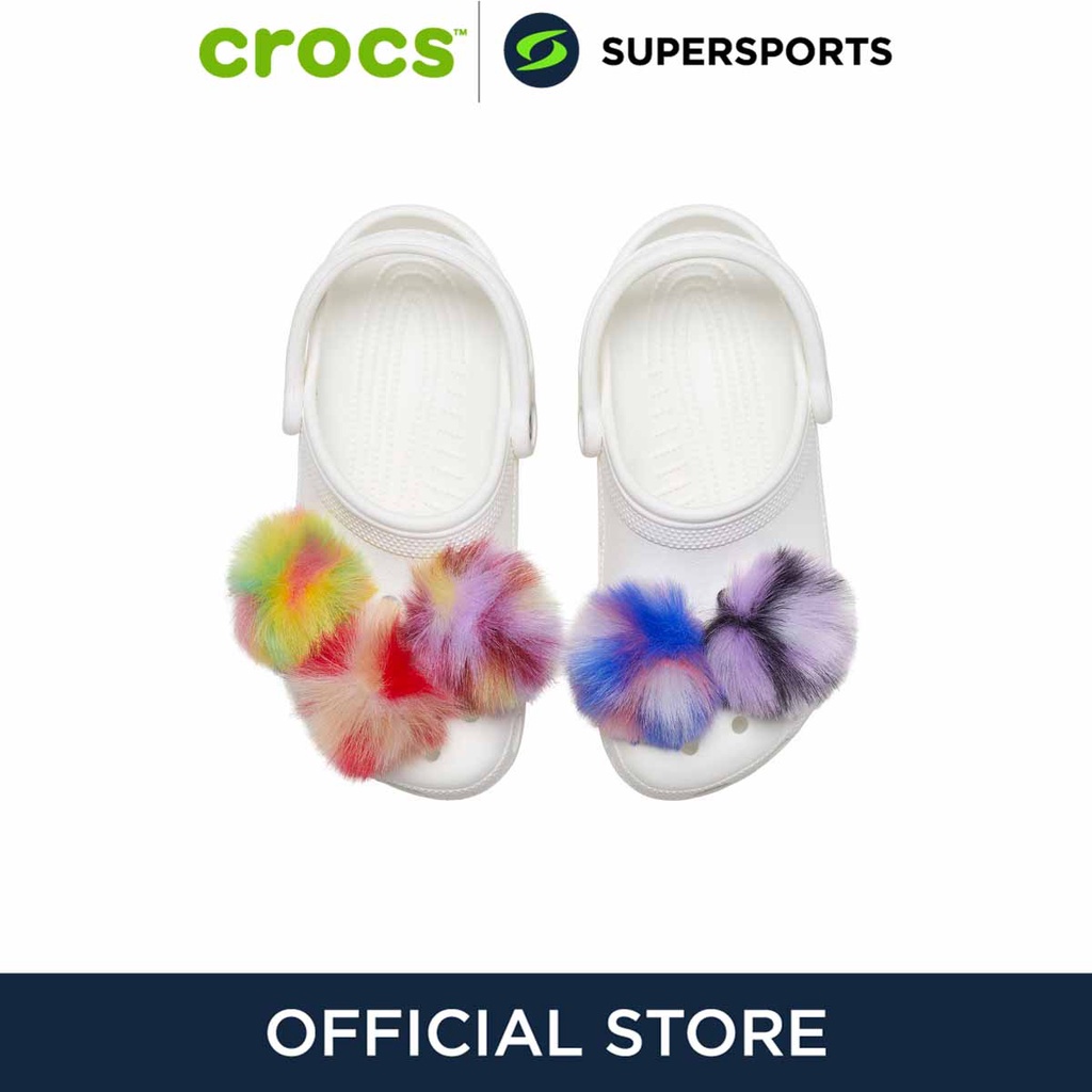 CROCS Jibbitz Dyed Puff 5-Pack ตัวติดรองเท้า