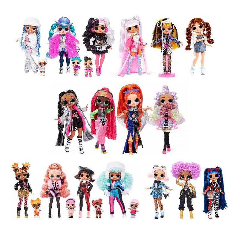 ▫✜■LOL Surprise Doll Big Sister J.K. Mini Fashion OMG ตุ๊กตาแฟชั่นอินเทรนด์ Neon Girl Toy