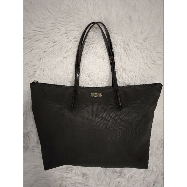 กระเป๋าLacoste สีดำ ถือหรือสะพายข้าง ของแท้ 💯