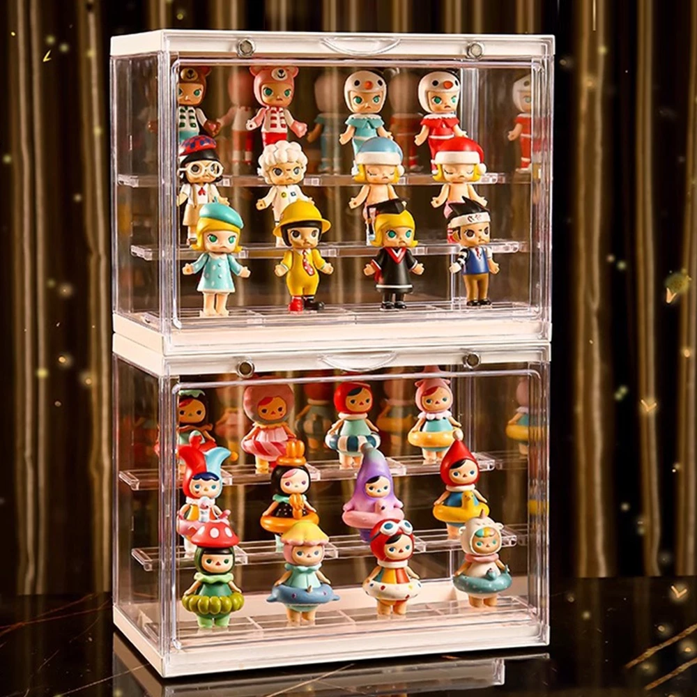 กล่องใส่โมเดล กล่องใส่ art toy ตู้โชว์ตุ๊กตา ตุ๊กตาของสะสม กล่องอะคริลิค แบบใส มีหลายขนาด ใส่โมเดลได้ มีฝาปิด