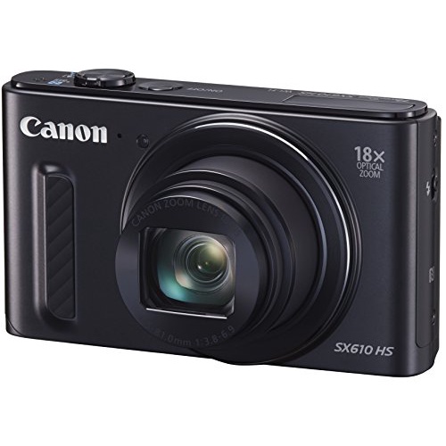 กล้องดิจิทัล Canon Powershot Sx610 Hs Black ซูมออปติคอล 18X Pssx610Hs (Bk) 【Direct from Japan】
