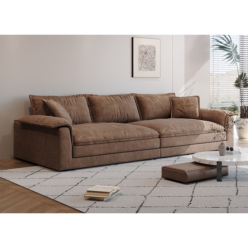 Modern Couch Simple Sofa Minimalist Manufacturer Direct Sale Modern Minimalist Sofa Suede Sofa Livin