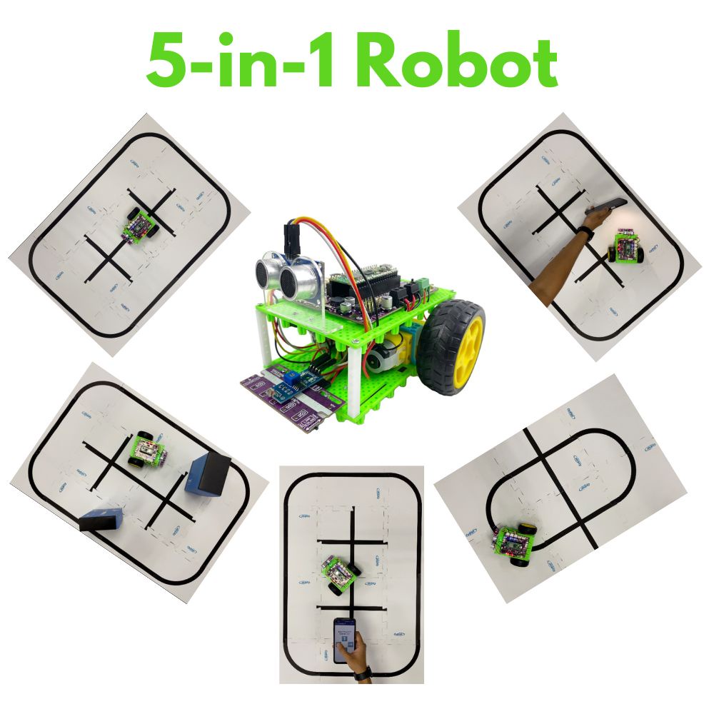 BocoBot طقم روبوتات 5 في 1 لـ Raspberry Pi Pico W — صورة 3