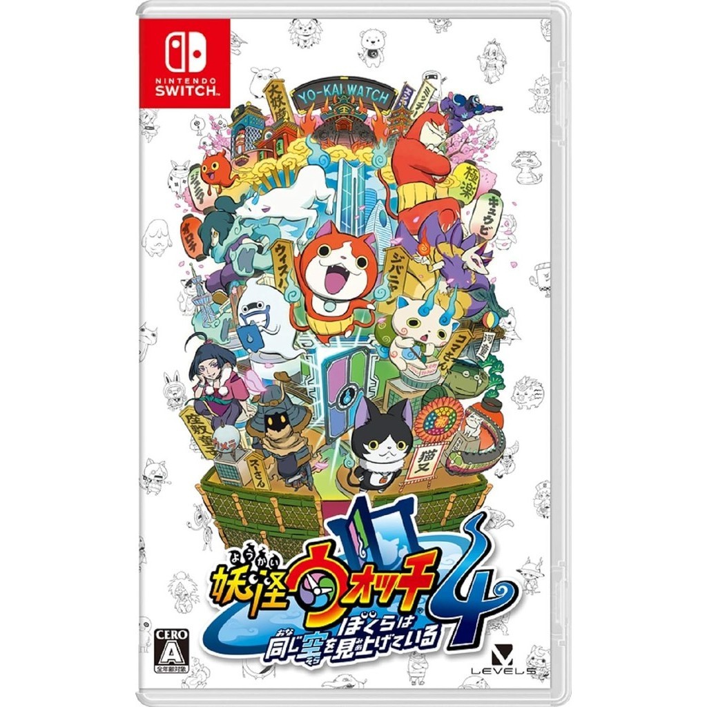ส่งตรงจากญี่ปุ่น Nintendo Switch วิดีโอเกม Yokai Watch 4 เรากําลังค้นหาท้องฟ้าเดียวกัน
