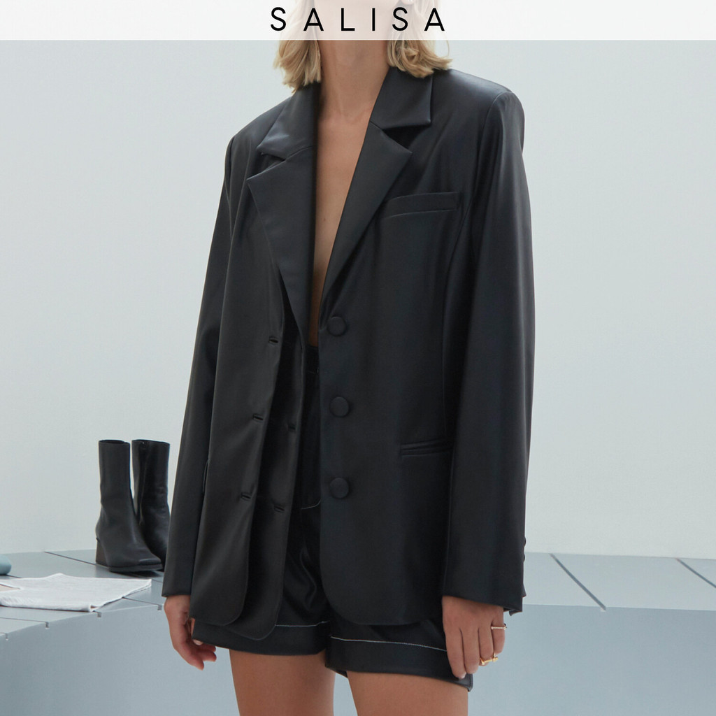SALISA - BLAZER02 Vegan Leather เบลเซอร์ *PRE-ORDER 1-2 WEEKS*