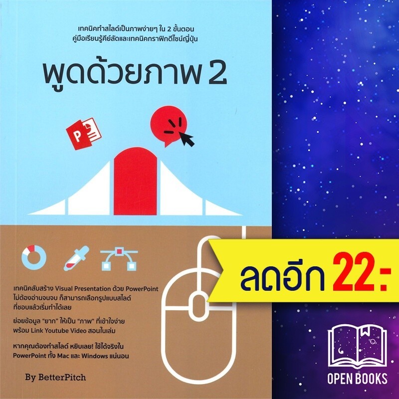 พูดด้วยภาพ 2 : เทคนิคทำสไตล์เป็นภาพง่ายๆ ใน 2 ขั้นตอน | วาบิซาบิเอ็ดดูเคชั่น พญ.สุธาพร ล้ำเลิศกุล ราคา ถูกที่สุด ดีลบีเคเค