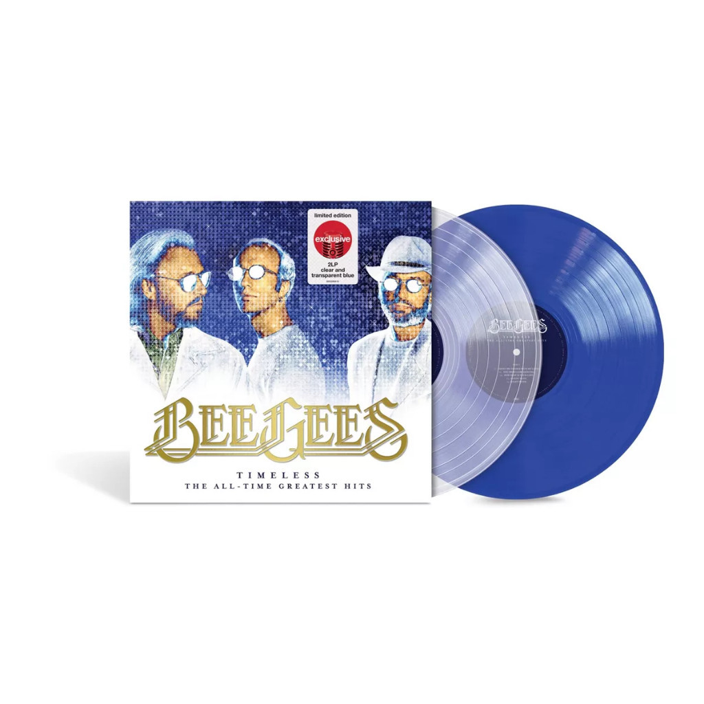 แผ่นเสียง Vinyl Bee Gees Timeless - The All-Time Greatest Hits Target Exclusive / Clear & Transparent Blue