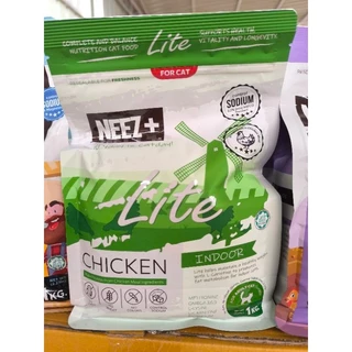 Neez+ นีซพลัส Neez plus อาหารแมว เกรนฟรี ไม่เค็ม บำรุงขน ขนาด 1 โล