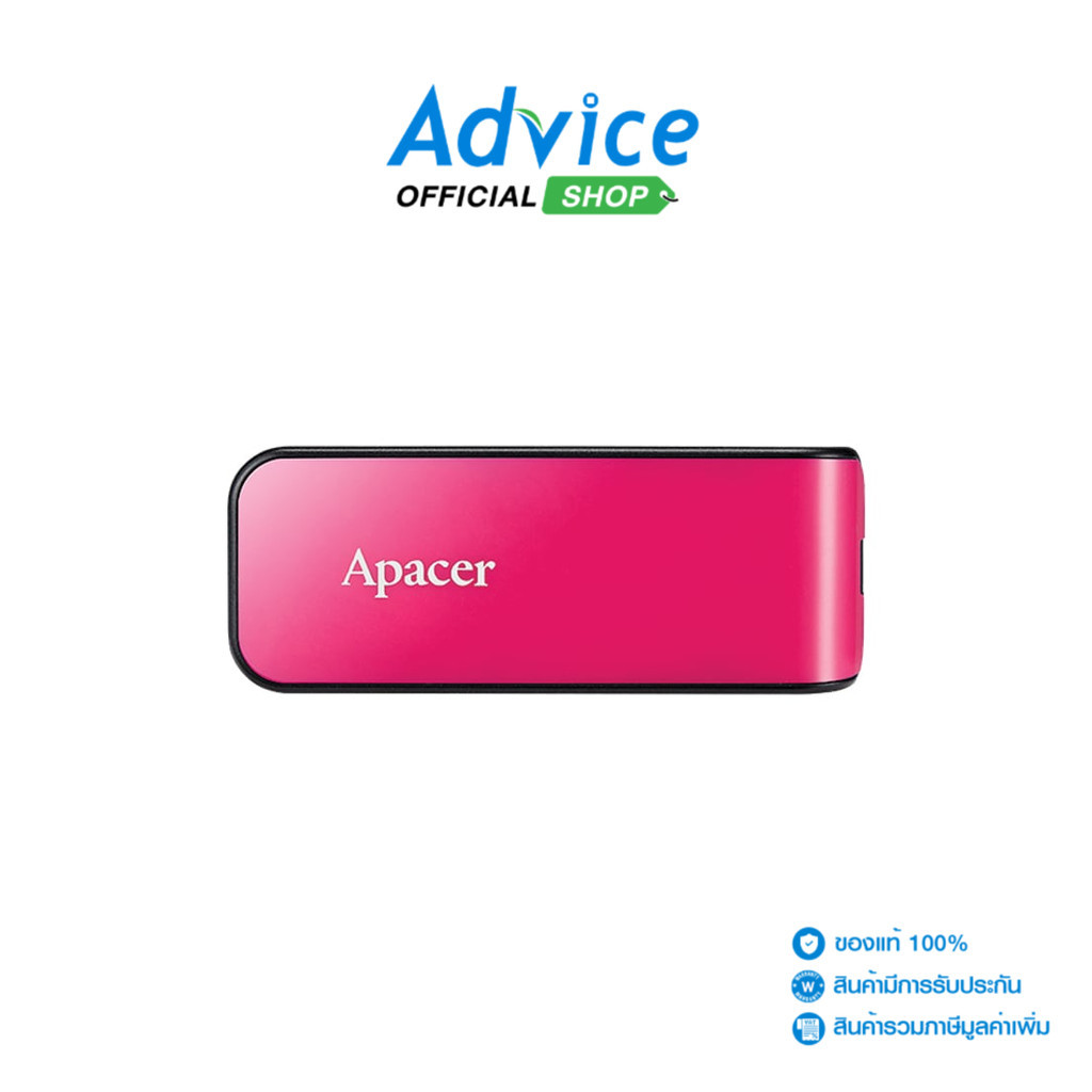 APACER 32GB Flash Drive  (AH334) Pink - A0072644