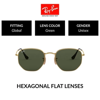 Ray-Ban Hexagonal - RB3548N 001 -sunglasses แว่นกันแดด