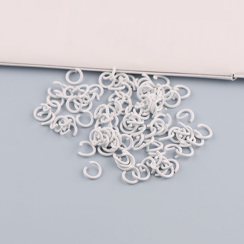 ห่วงเคลือบสี ขนาด8มิล คละสีแพค 30 ชิ้น/งานแฮนด์เมด ทำพวงกุญแจ เครื่องประดับ DIY 🎊พร้อมส่ง - รูปที่ 3