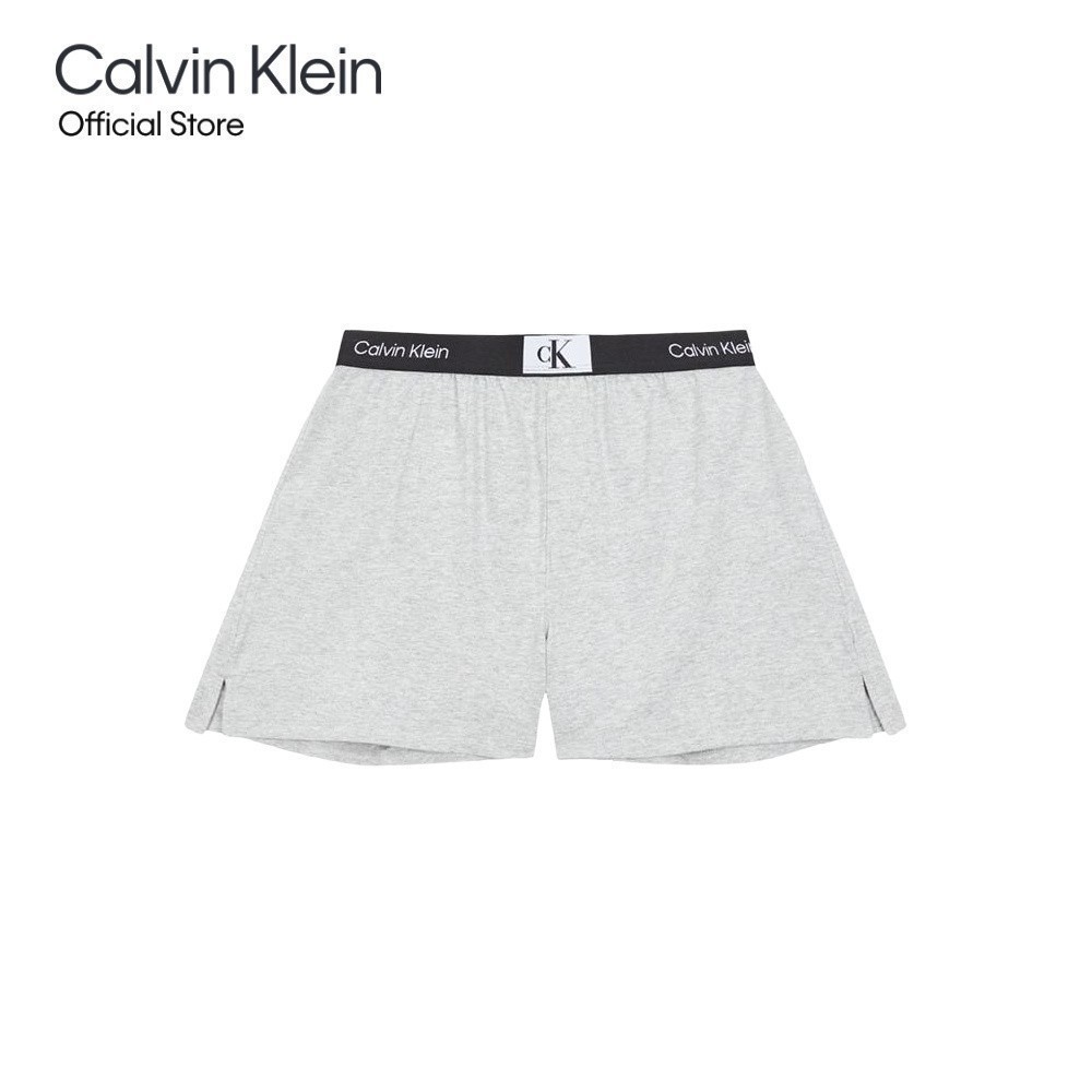 CALVIN KLEIN กางเกงนอนขาสั้นผู้หญิง 1996 Lounge  รุ่น QS6947 P7A - สีเทา