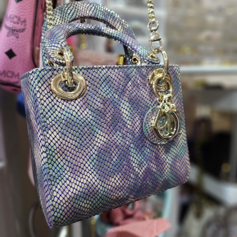 เลดี้ Dior กระเป๋าหนังแท้มือสองงานตู้ญี่ปุ่น