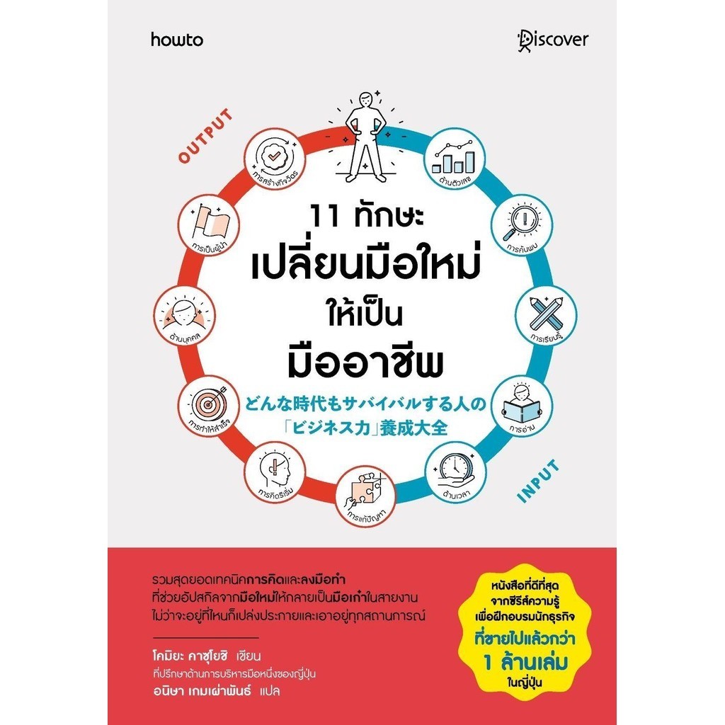 หนังสือ 11 ทักษะเปลี่ยนมือใหม่ให้เป็นมืออาชีพ : BK01 : BK01set1