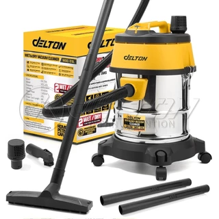 DELTON เครื่องดูดฝุ่น 20 ลิตร 1,800 วัตต์ Wet & Dry Vacuum Cleaner รุ่น WDC-20L ถังสแตนเลส ดูดเปียก ดูดแห้ง