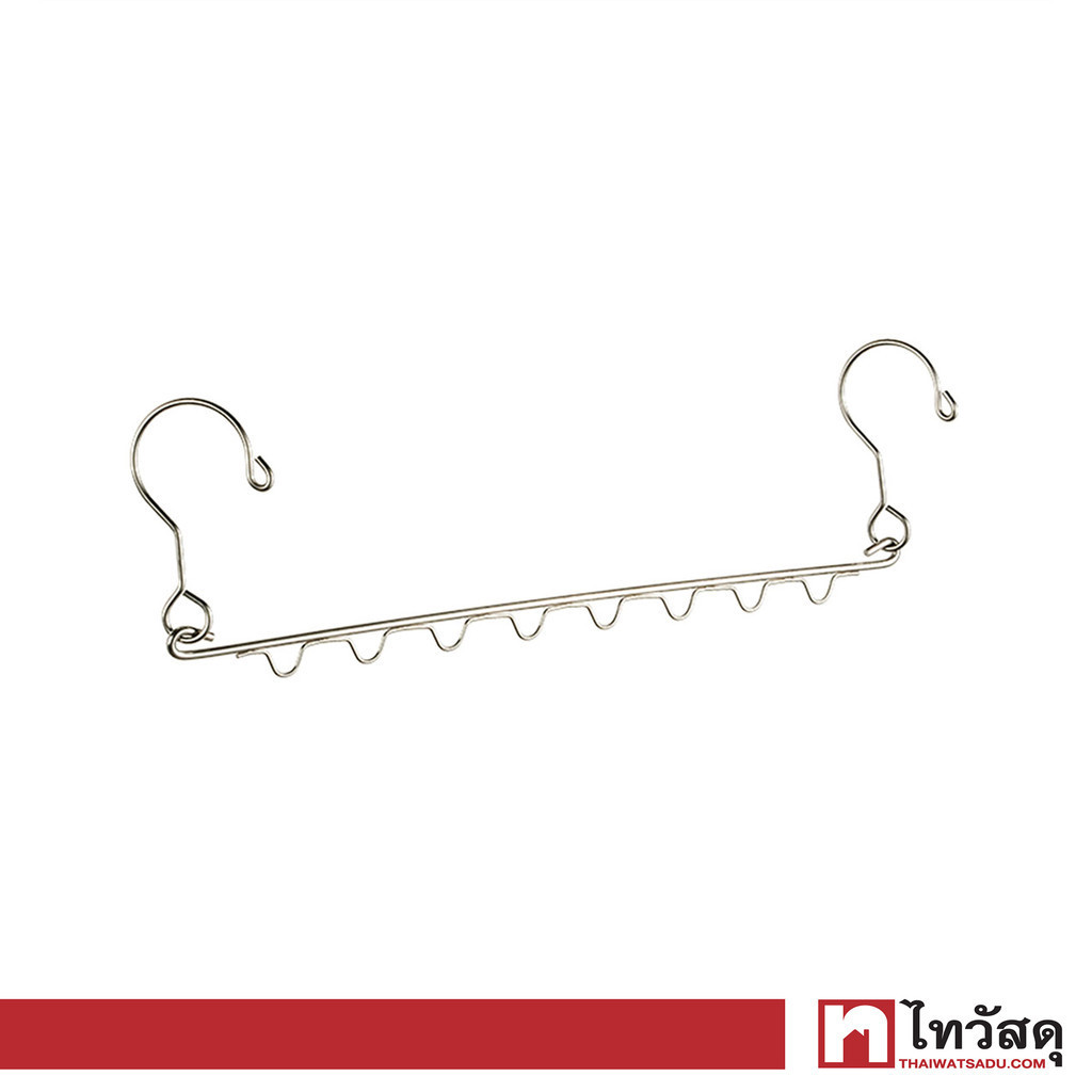 KASSA HOME ขอแขวนสเตนเลส 8 ช่อง รุ่น MB สีเงิน