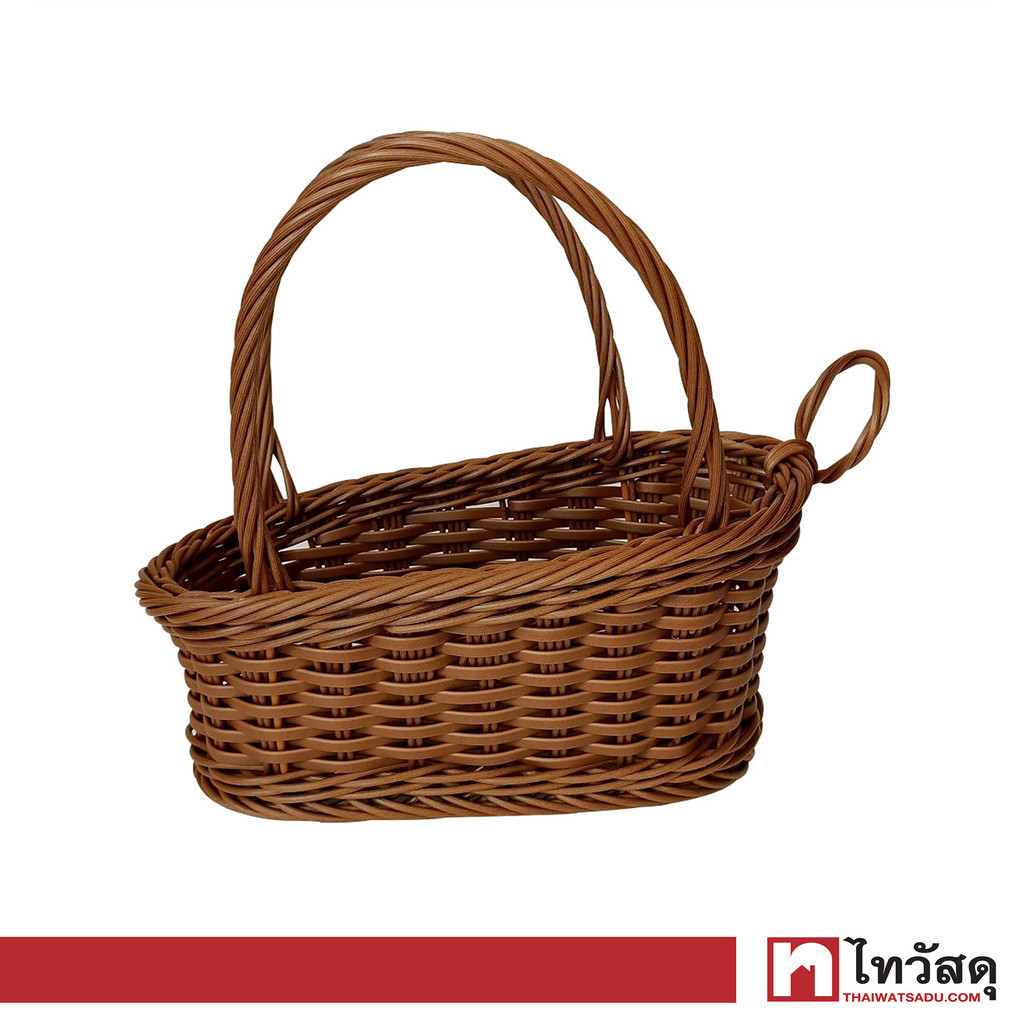 KASSA HOME ตะกร้าไวน์ หวายเทียม KASSE HOME รุ่น ZY0712 สีน้ำตาล