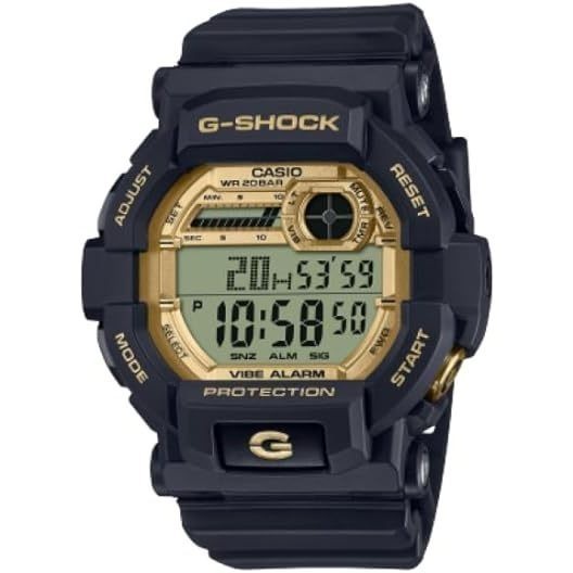 JDM WATCH ★  Casio G-SHOCK GD-350GB-1JF Black X Gold World Time Digital Men's Watch