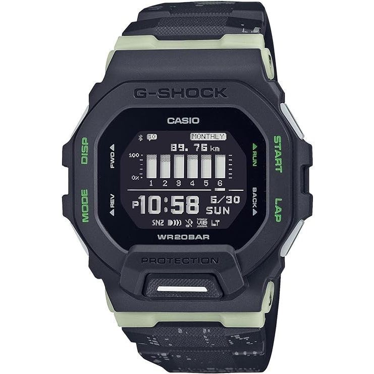 JDM WATCH ★  Casio Company Product G-SHOCK Series Trend Limit Sport Watch GBD-200LM-1 GBD-200LM-1JF Night Ming Lime Green