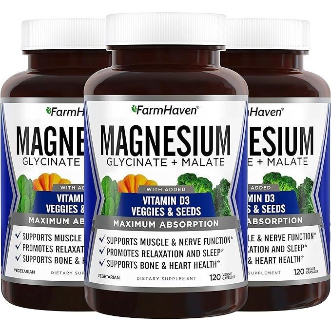 โปรดระวังของปลอม!! FarmHaven Magnesium Glycinate + Malate สูตรสมดุลสุขภาพ , 120 Capsules (Sku.2449) ราคา ถูกที่สุด ดีลบีเคเค แกลเลอรีภาพที่ 6