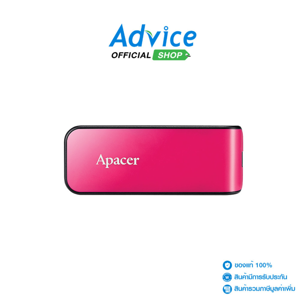 APACER 64GB Flash Drive (AH334) Pink - A0074176