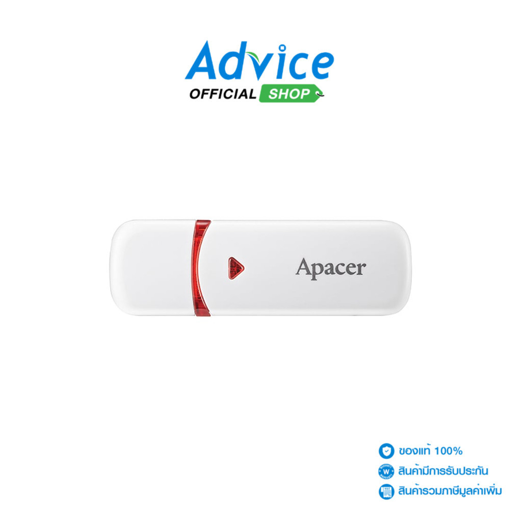 APACER 32GB Flash Drive (AH333) White - A0072646