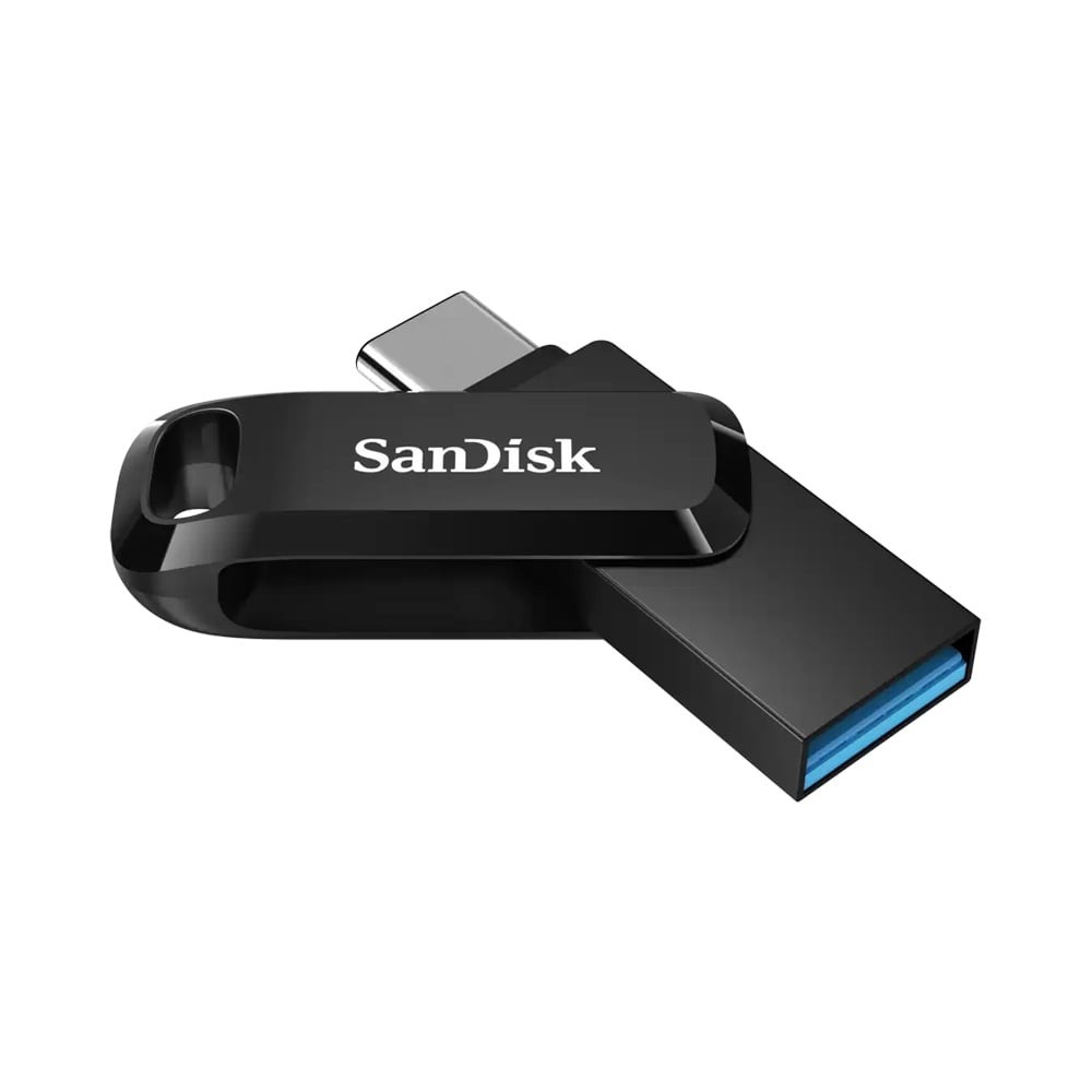 1 TB FLASH DRIVE SANDISK ULTRA DUAL DRIVE GO USB TYPE-C (USB-C &amp; USB-A) (BLACK) (SDDDC3-1T00-G46)